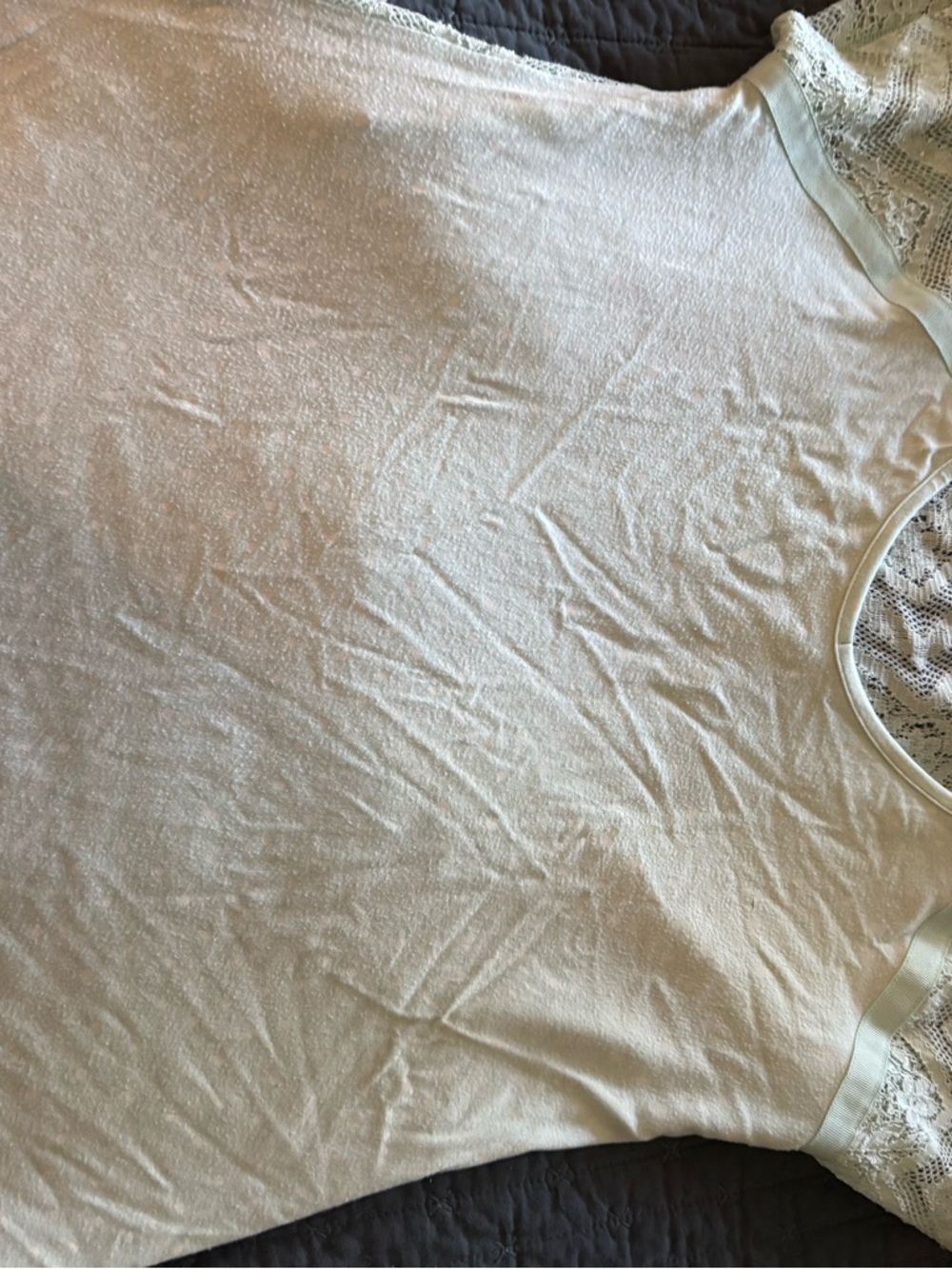 Maurices Sage Green Lace Overlay Tank